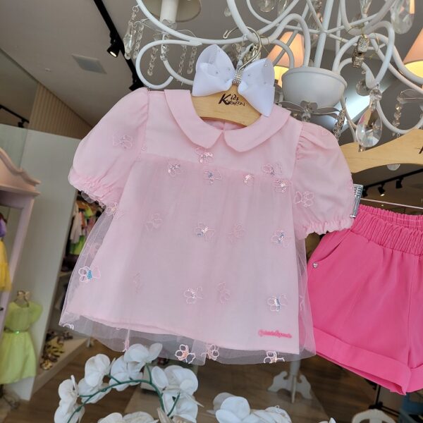 CONJUNTO BATA EM TULE BORDADO URSINHOS - Image 3