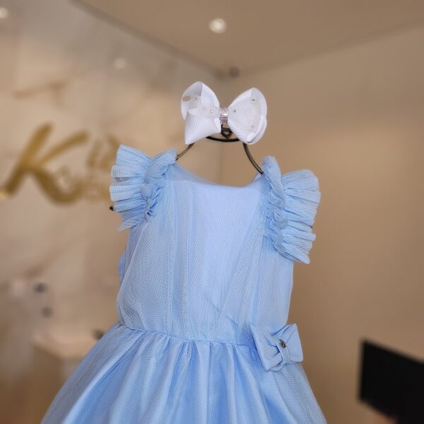 VESTIDO EM TULE AZUL - Image 3
