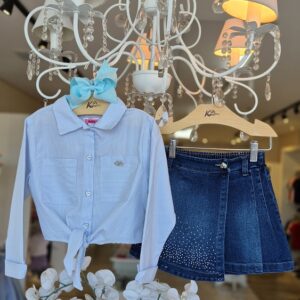 CONJUNTO SHORT JEANS