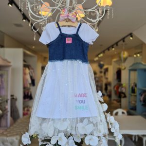 VESTIDO COM SOBREPOSIÇÃO