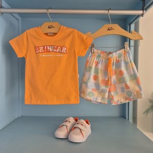 CONJUNTO BRINCAR SHORT TACTEL