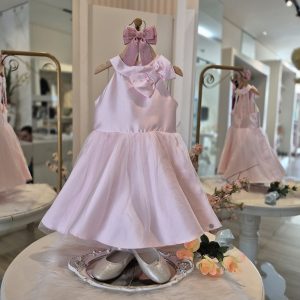 VESTIDO LUXO ROSA BEBE