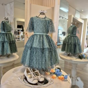 VESTIDO LAÇOS VERDE