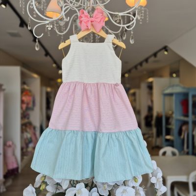 VESTIDO EM LINHO TRÊS MARIAS