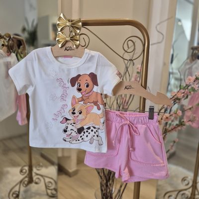 CONJUNTO DOG SHORT SAIA